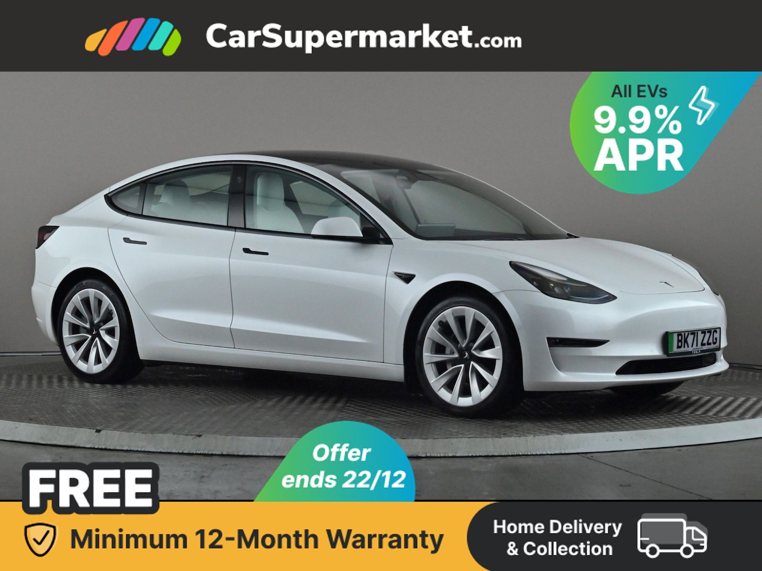 Used Tesla Model 3 2021 for sale - 76789625: Photo 1