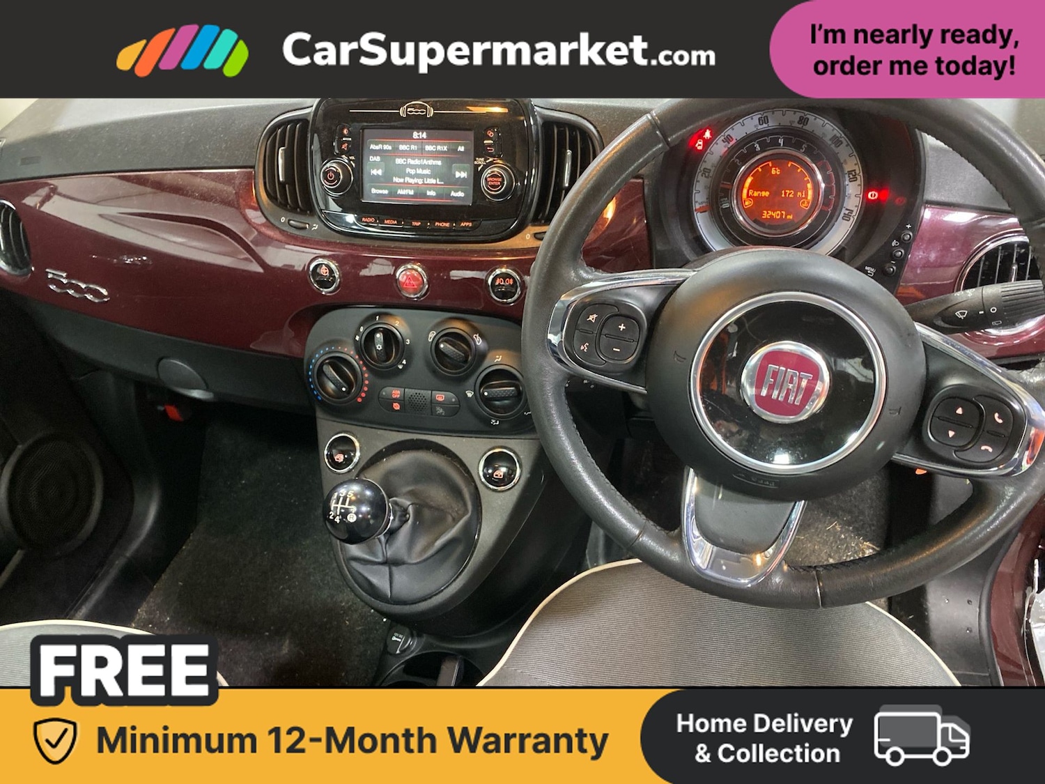 Used Fiat 500 2018 for sale - 77535263: Photo 6