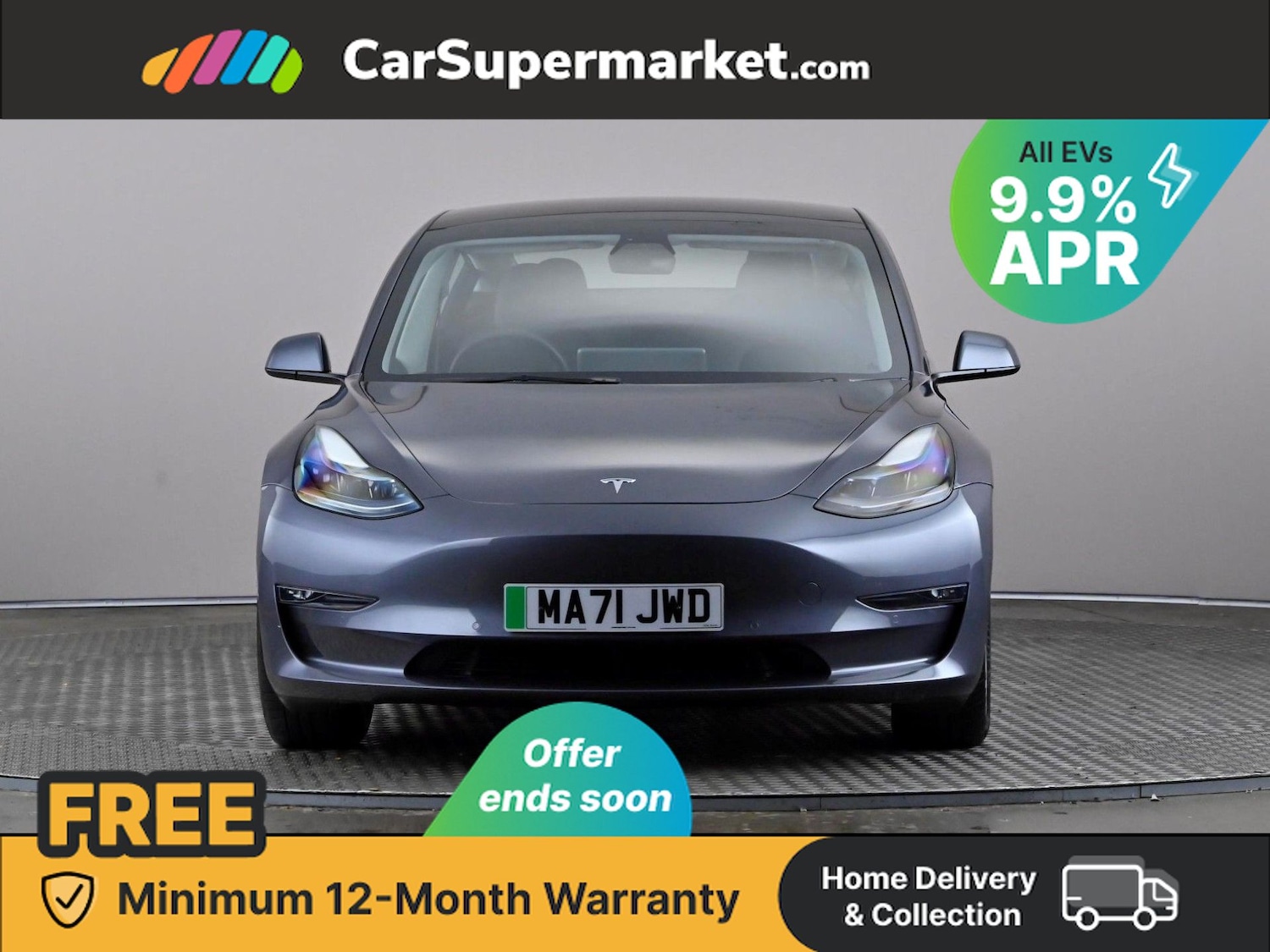 Used Tesla Model 3 2021 for sale - 76535242: Photo 2