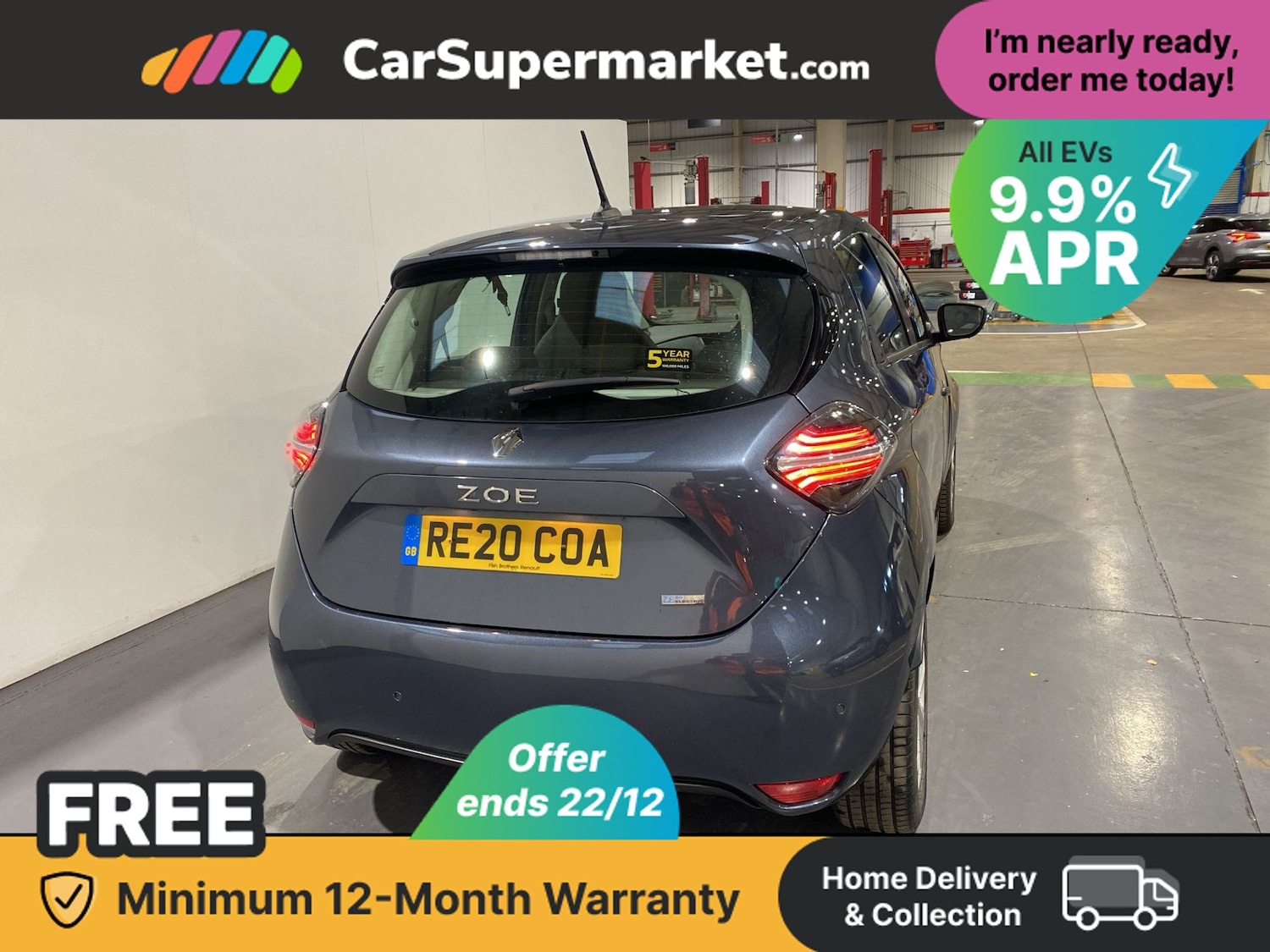 Used Renault Zoe 2020 for sale - 76972835: Photo 3