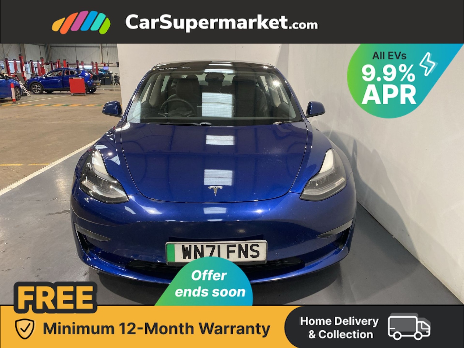 Used Tesla Model 3 2021 for sale - 76395291: Photo 2