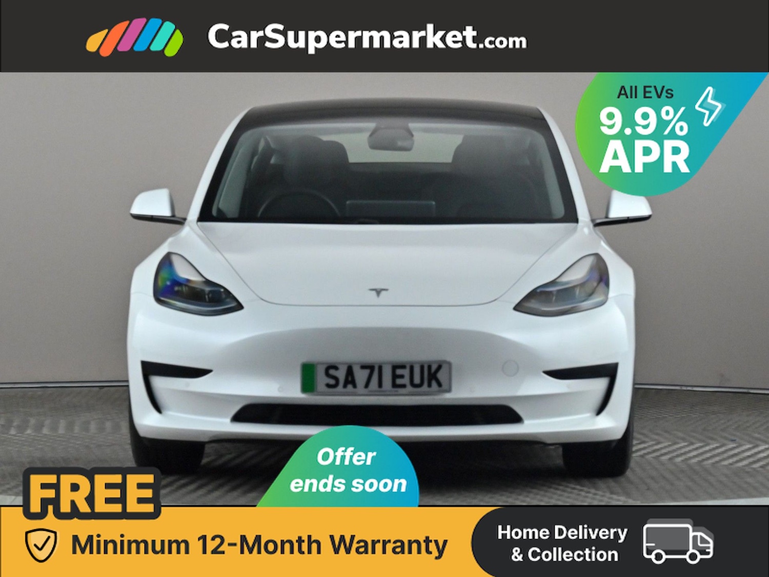 Used Tesla Model 3 2021 for sale - 76346632: Photo 2