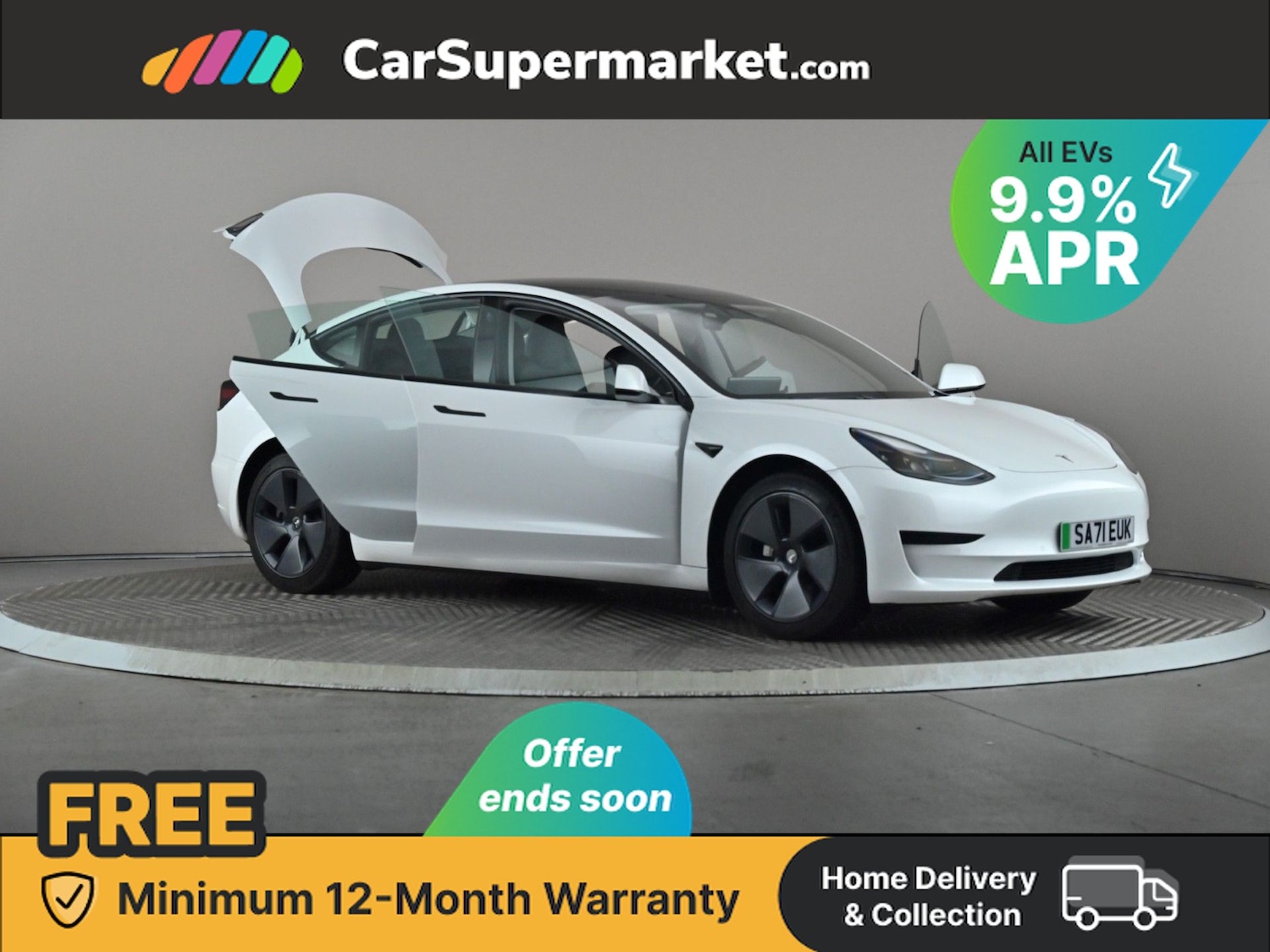 Used Tesla Model 3 2021 for sale - 76346632: Photo 9