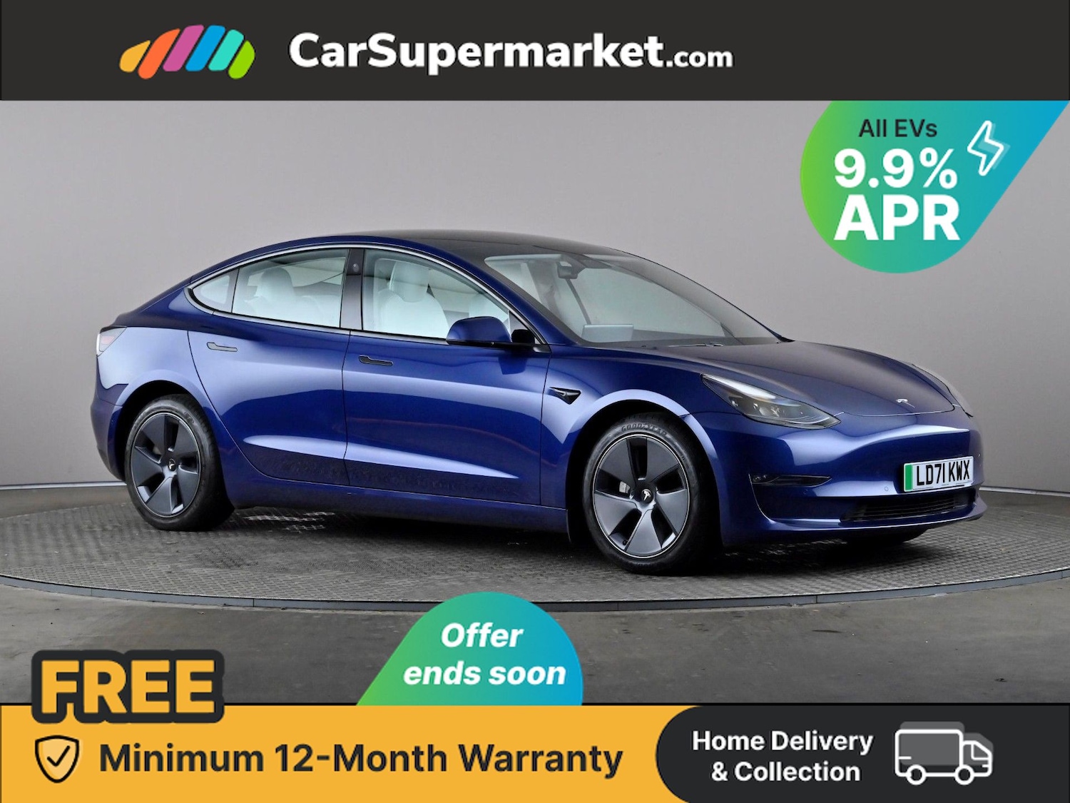 Used Tesla Model 3 2021 for sale - 76357624: Photo 1