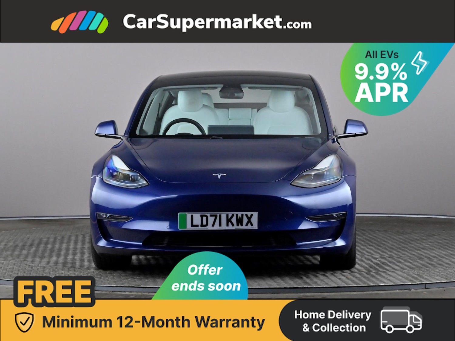 Used Tesla Model 3 2021 for sale - 76357624: Photo 2