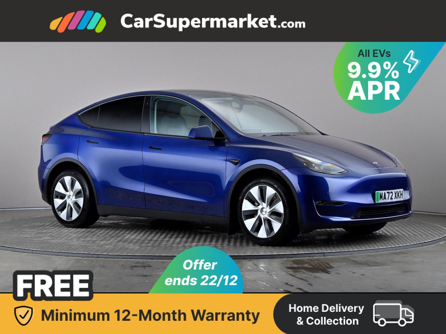 Used Tesla Model Y 2022 for sale - 76938352: Photo 1