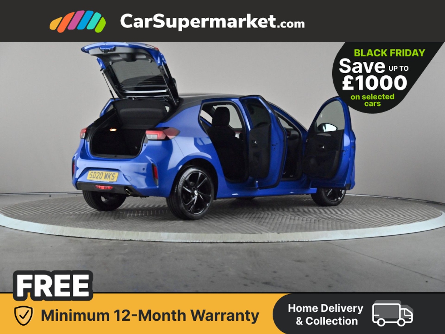 Used Vauxhall Corsa 2020 for sale - 76732462: Photo 13