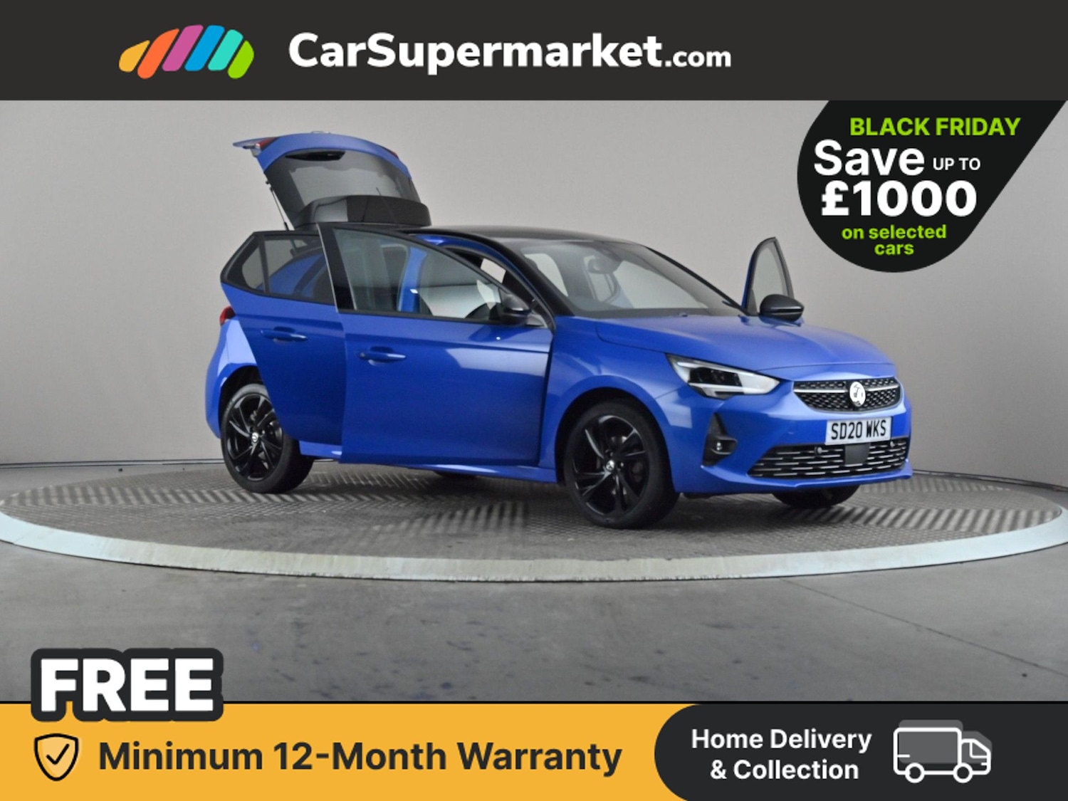 Used Vauxhall Corsa 2020 for sale - 76732462: Photo 8