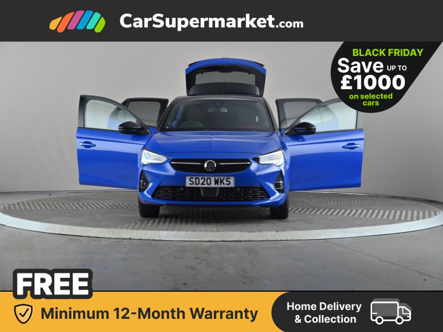 Used Vauxhall Corsa 2020 for sale - 76732462: Photo 9