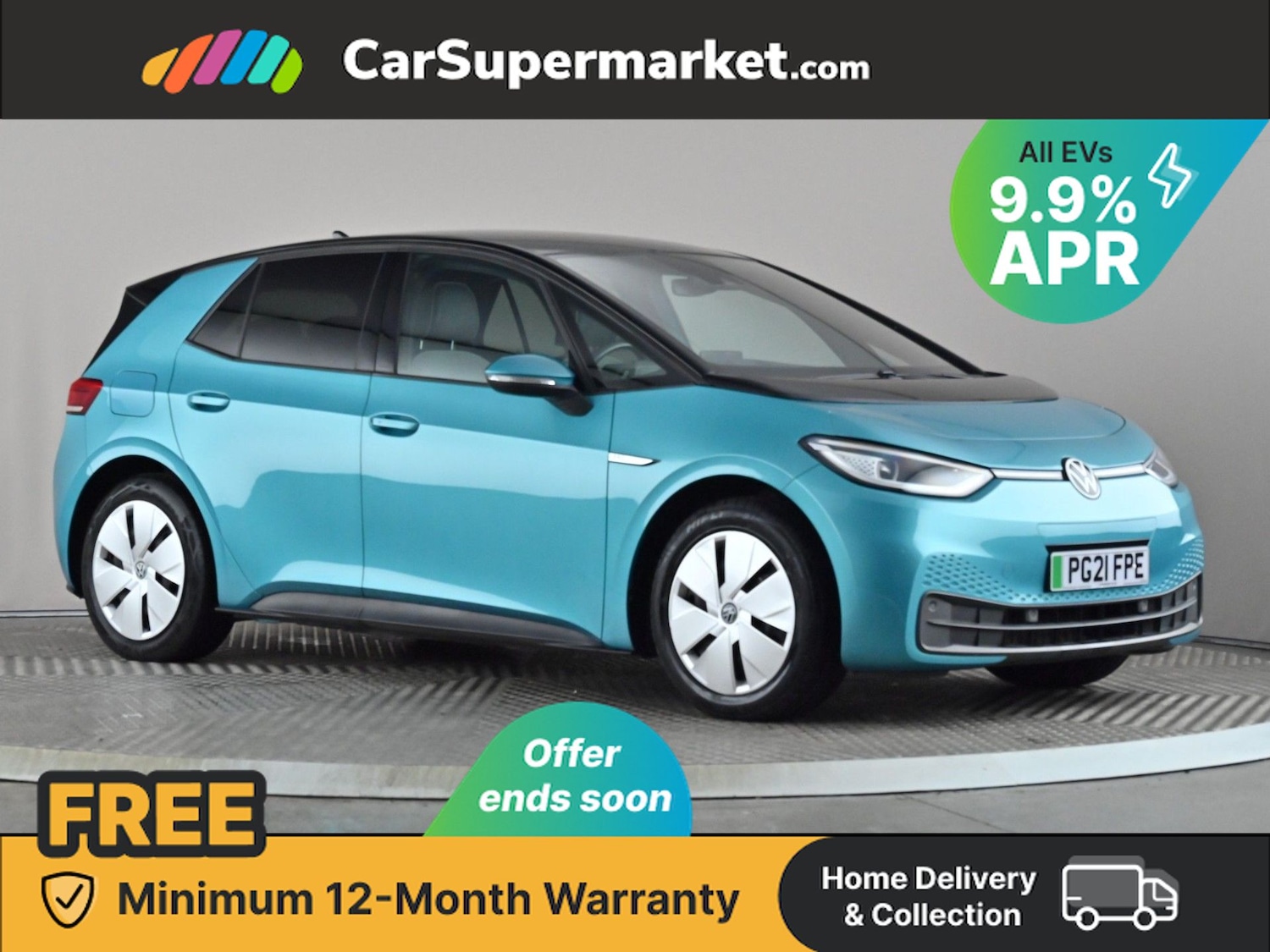 Used Volkswagen ID.3 2021 for sale - 76341609: Photo 1
