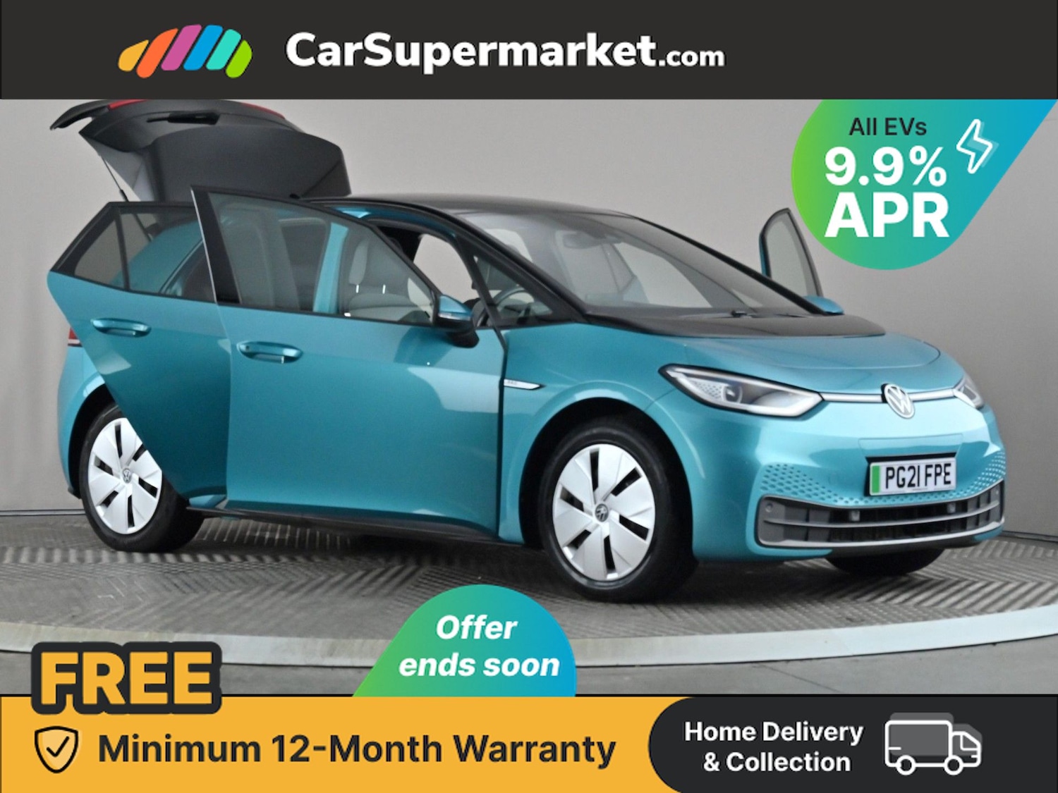 Used Volkswagen ID.3 2021 for sale - 76341609: Photo 9