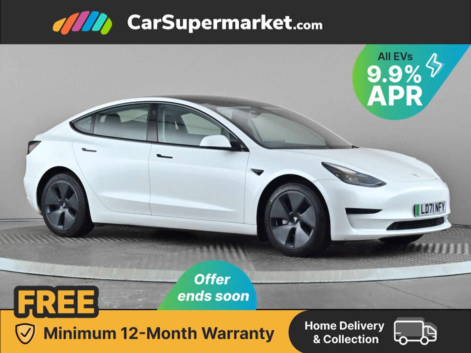 Used Tesla Model 3 2021 for sale - 76341763: Photo 1