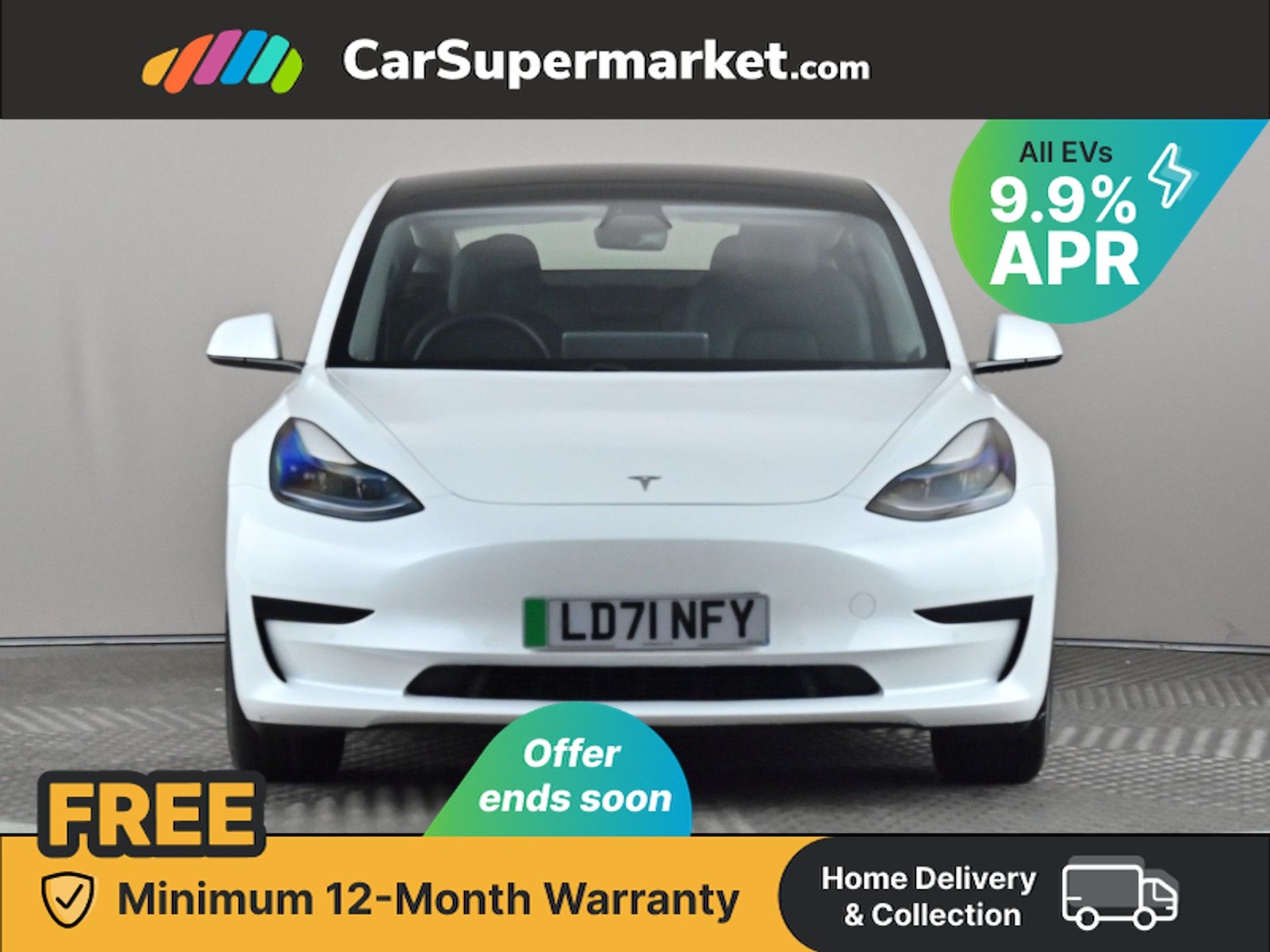Used Tesla Model 3 2021 for sale - 76341763: Photo 2
