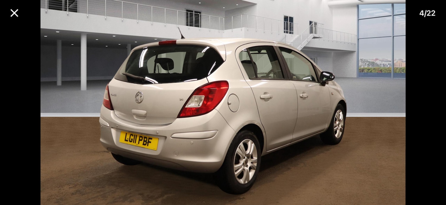 Used Vauxhall Corsa 2011 for sale - 77281181: Photo 4