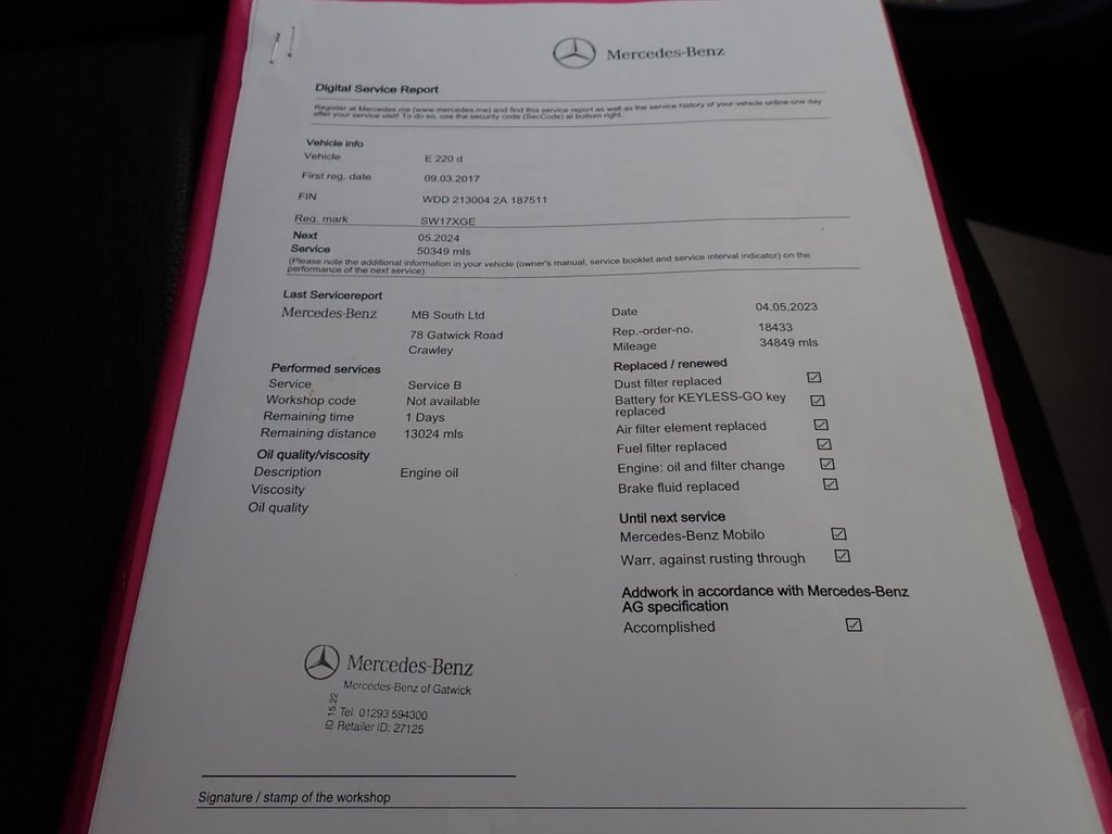 Used Mercedes-Benz E Class 2017 for sale - 76900533: Photo 35