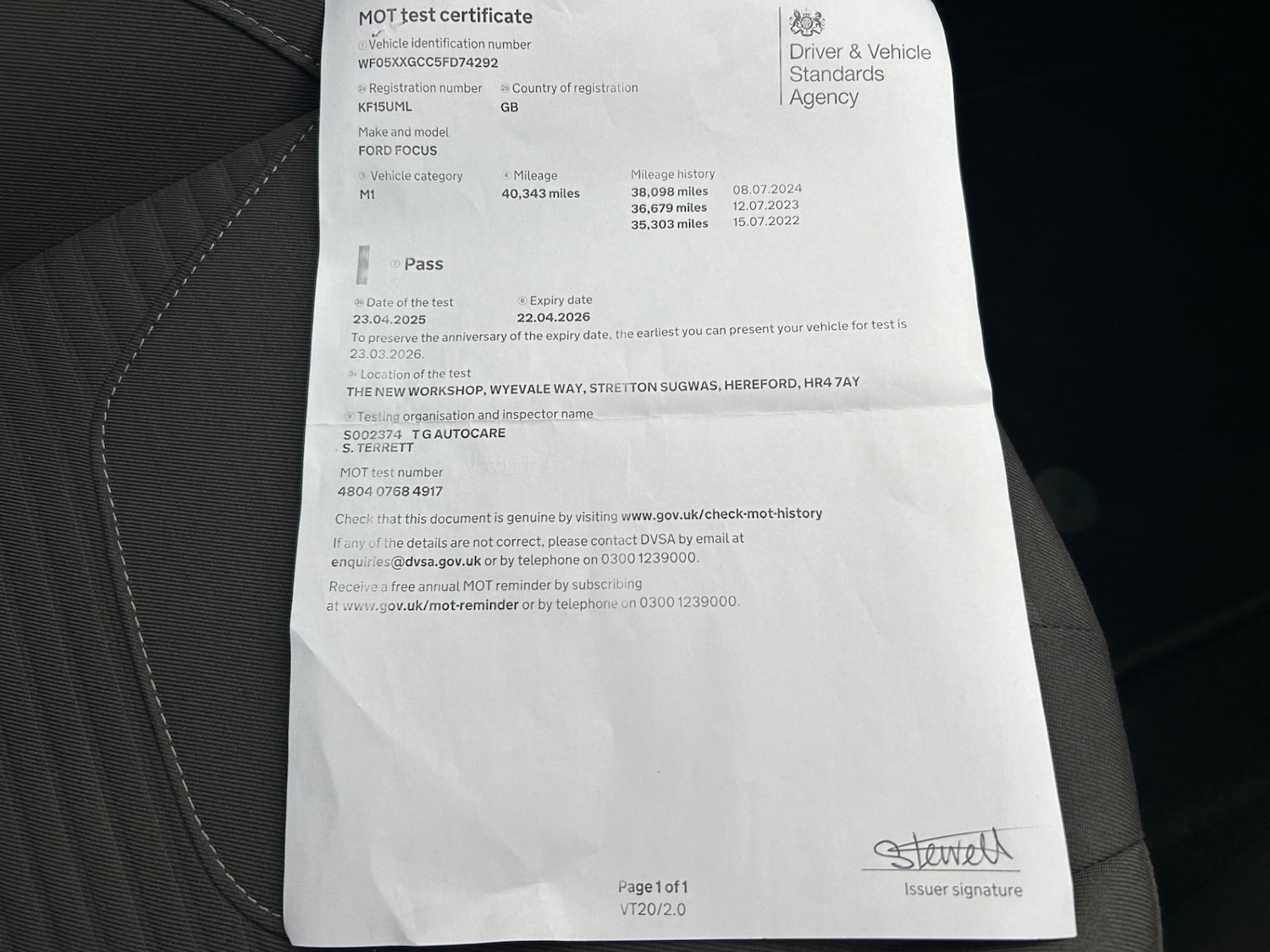Vehicle 92