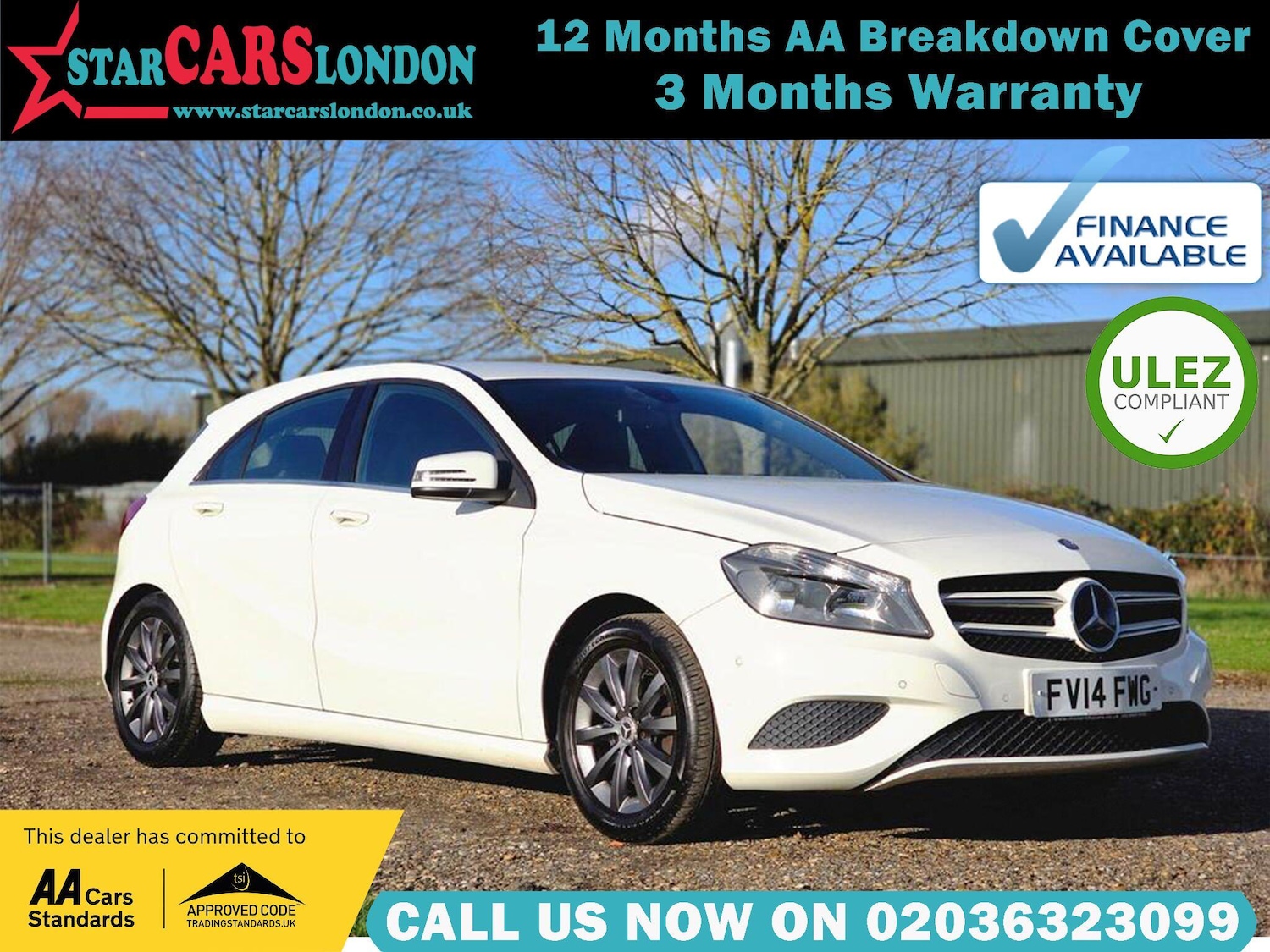 Used Mercedes-Benz A-Class 2014 for sale - 76781743: Photo 1