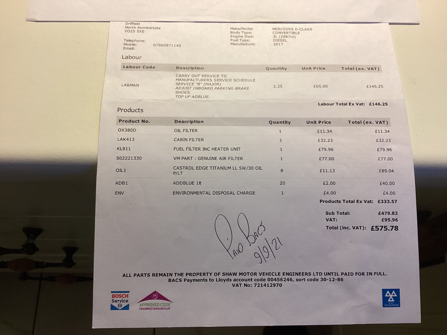 Used Mercedes-Benz E Class for sale - 77287394: Photo 7