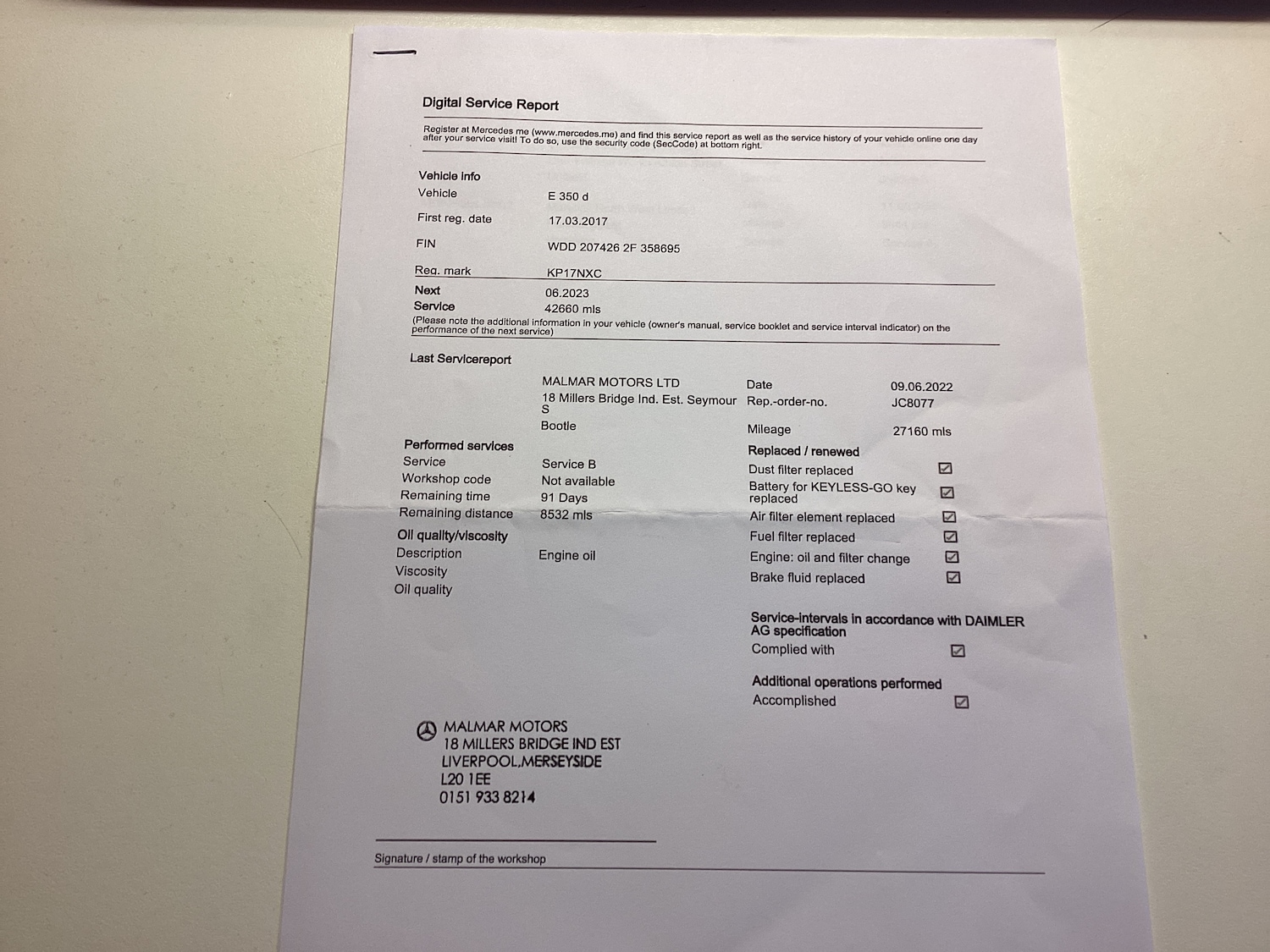 Used Mercedes-Benz E Class for sale - 77287394: Photo 8