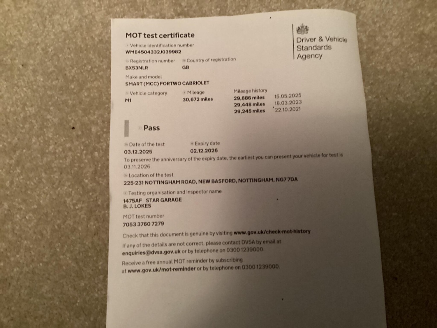 Used smart forfour 2003 for sale - 77029684: Photo 31