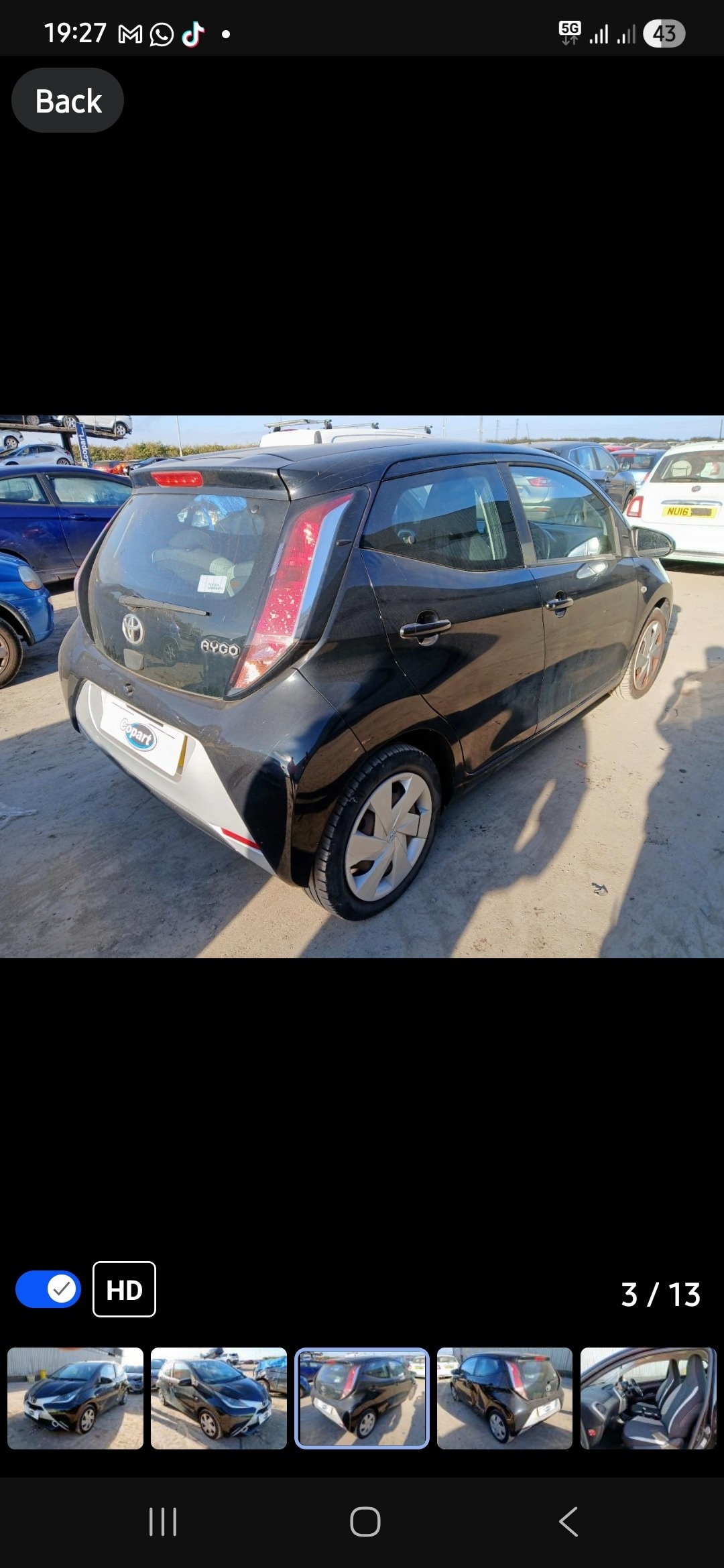 Used Toyota AYGO 2016 for sale - 76712326: Photo 3