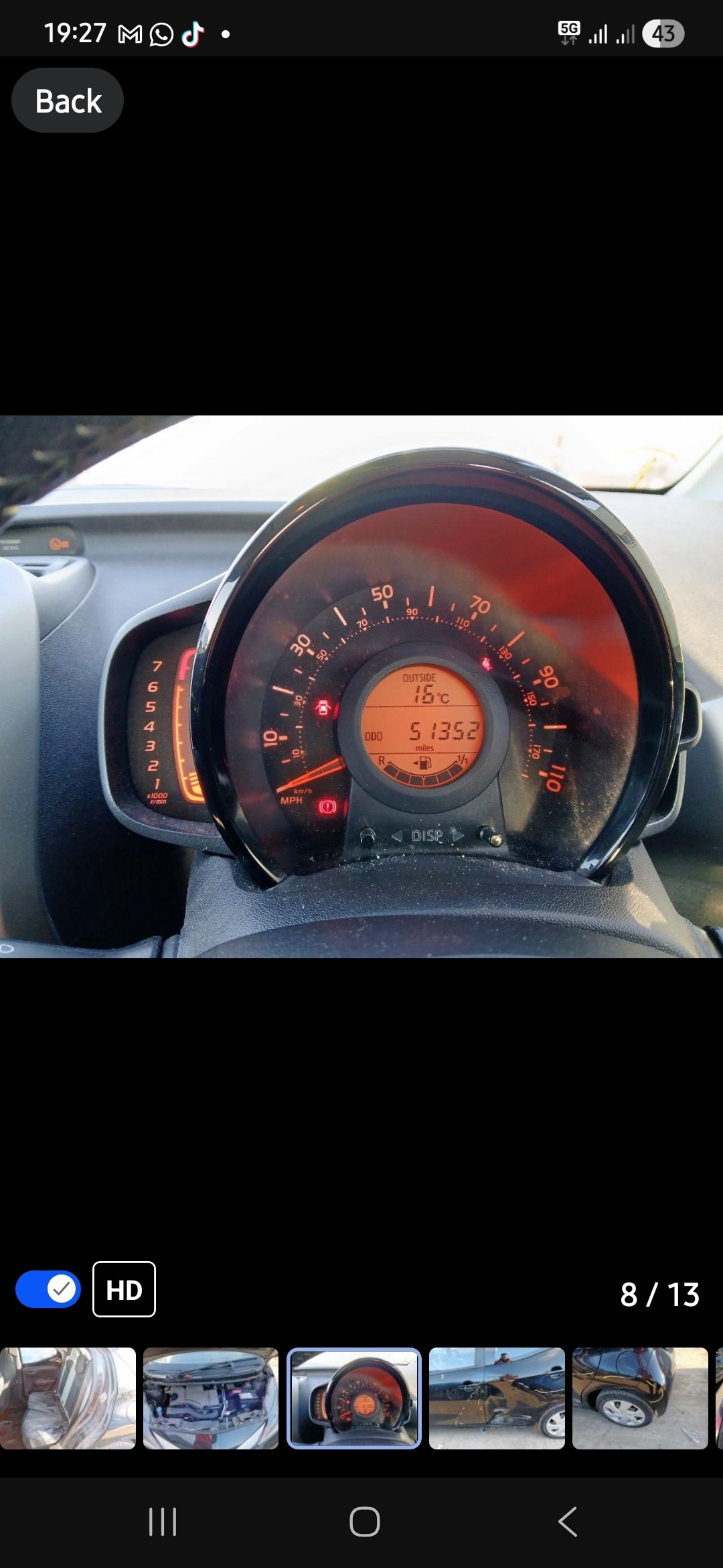 Used Toyota AYGO 2016 for sale - 76712326: Photo 7