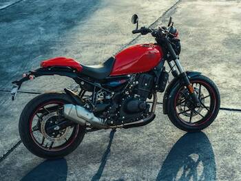 Used Royal Enfield GUERRILLA 450 APEX RED 0% finance available undefined for sale - bike-79680695: Photo