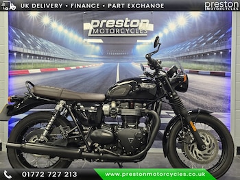 Used Triumph BONNEVILLE T120 BLACK 2018 for sale - bike-78394209: Photo