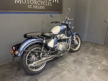 Used Royal Enfield CLASSIC 650 BRUNTINGTHORPE BLUE 0% DEALS AVAILABLE undefined for sale - bike-79697389: Photo