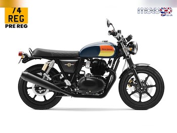 Used Royal Enfield Interceptor 650 BARCELONA BLUE undefined for sale - bike-78477423: Photo