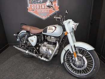 Used Royal Enfield CLASSIC 350 HALCYON GREY undefined for sale - bike-78396297: Photo