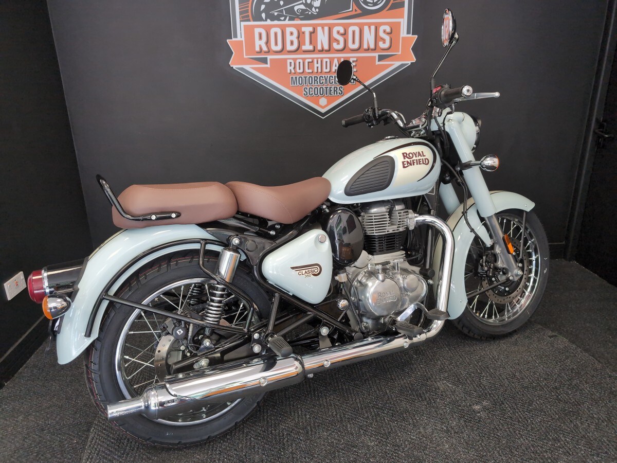 Used Royal Enfield CLASSIC 350 HALCYON GREY for sale - 78396297: Photo 5