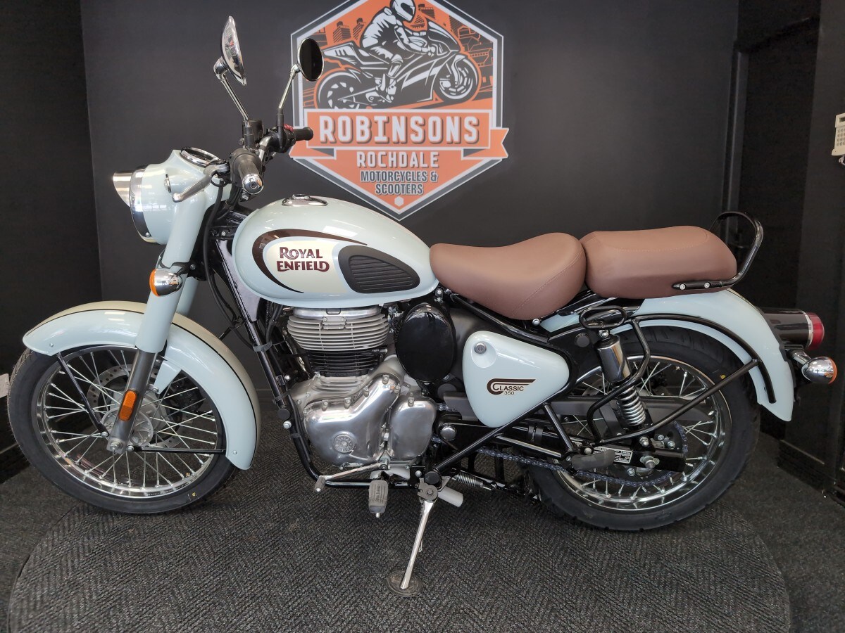 Used Royal Enfield CLASSIC 350 HALCYON GREY for sale - 78396297: Photo 8