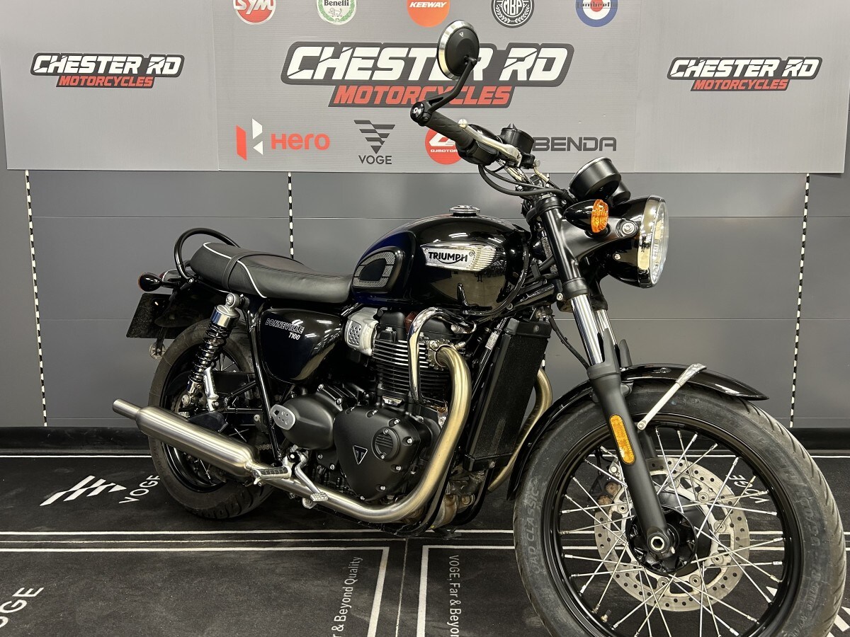 Used Triumph BONNEVILLE T100 STEALTH EDITION 2024 for sale - 78393805: Photo 2