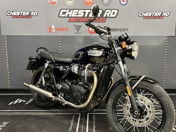 Used Triumph BONNEVILLE T100 STEALTH EDITION 2024 for sale - bike-78393805: Photo