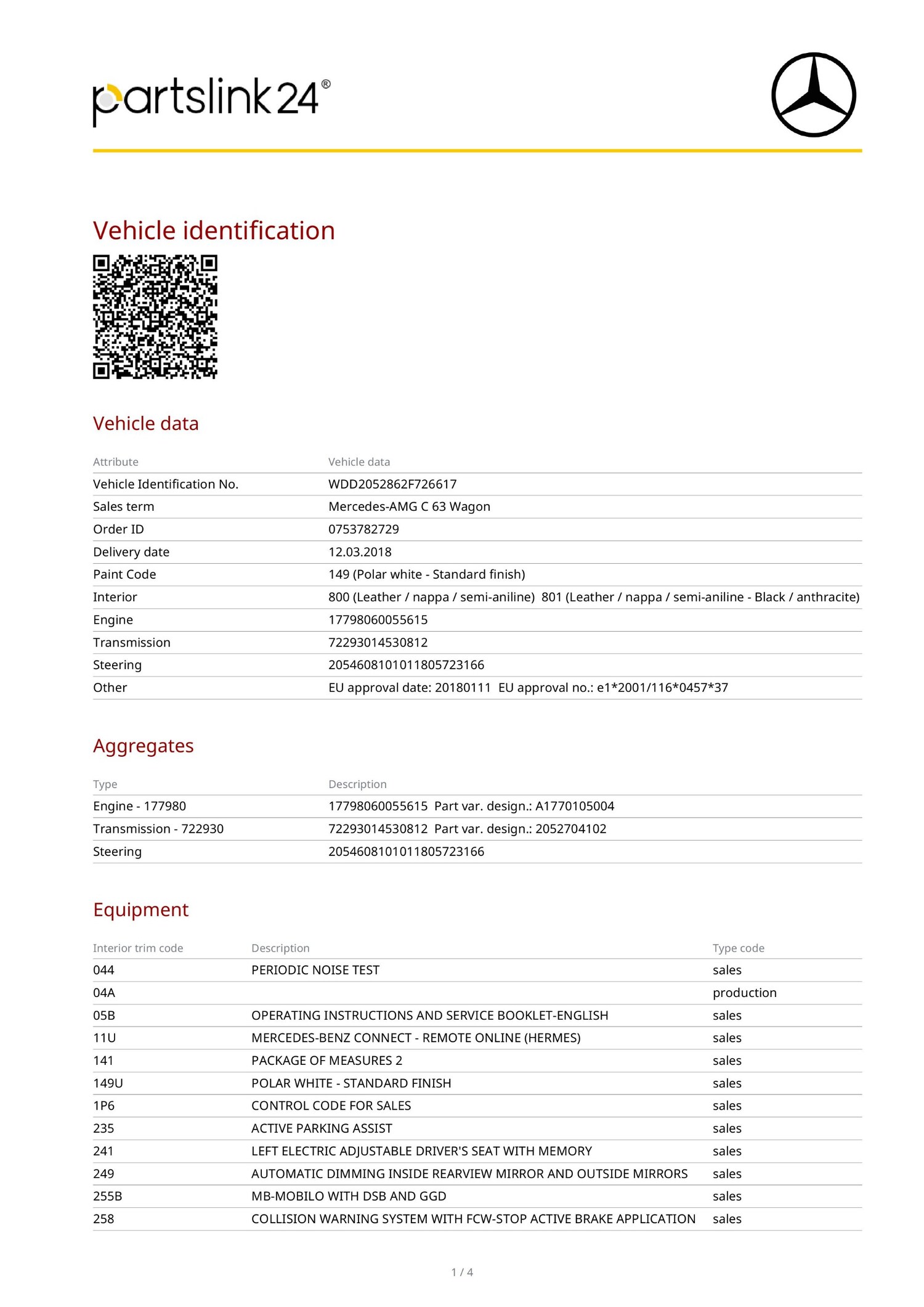 Used Mercedes-Benz C Class 2018 for sale - 76421878: Photo 84