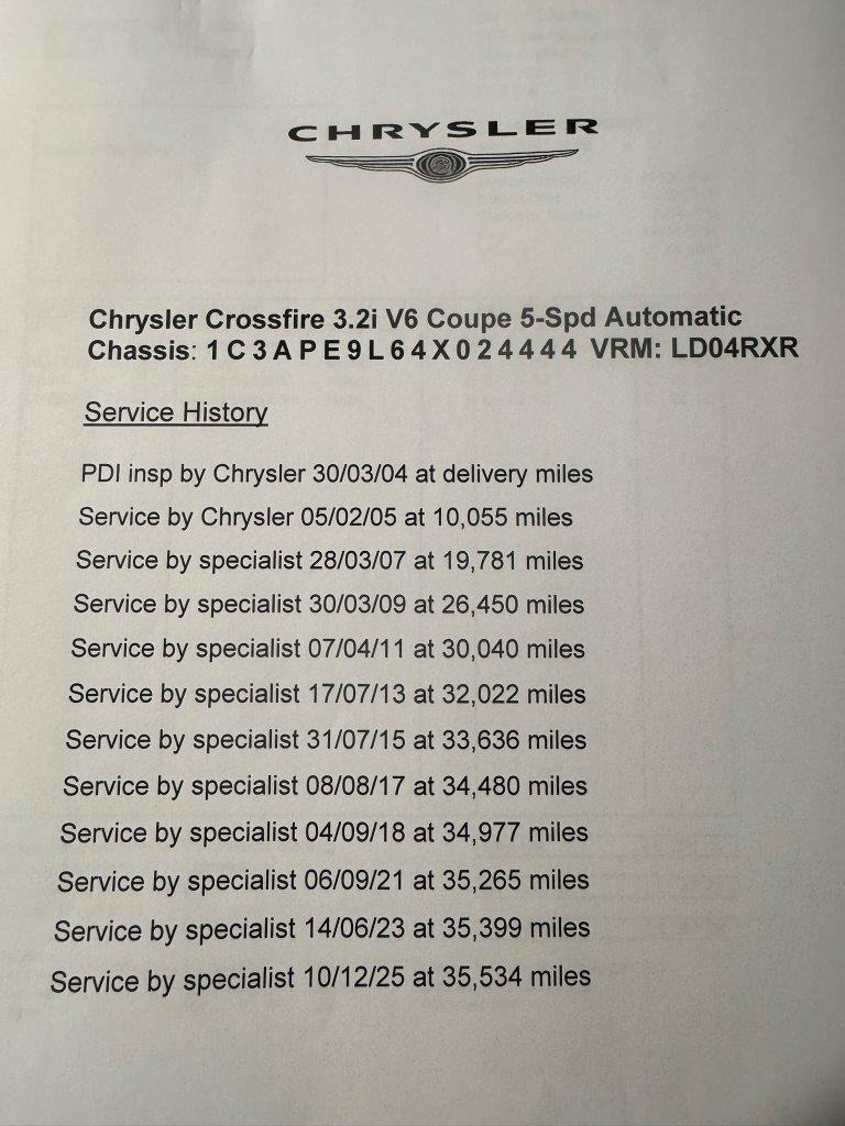 Used Chrysler Crossfire 2004 for sale - 76932214: Photo 10