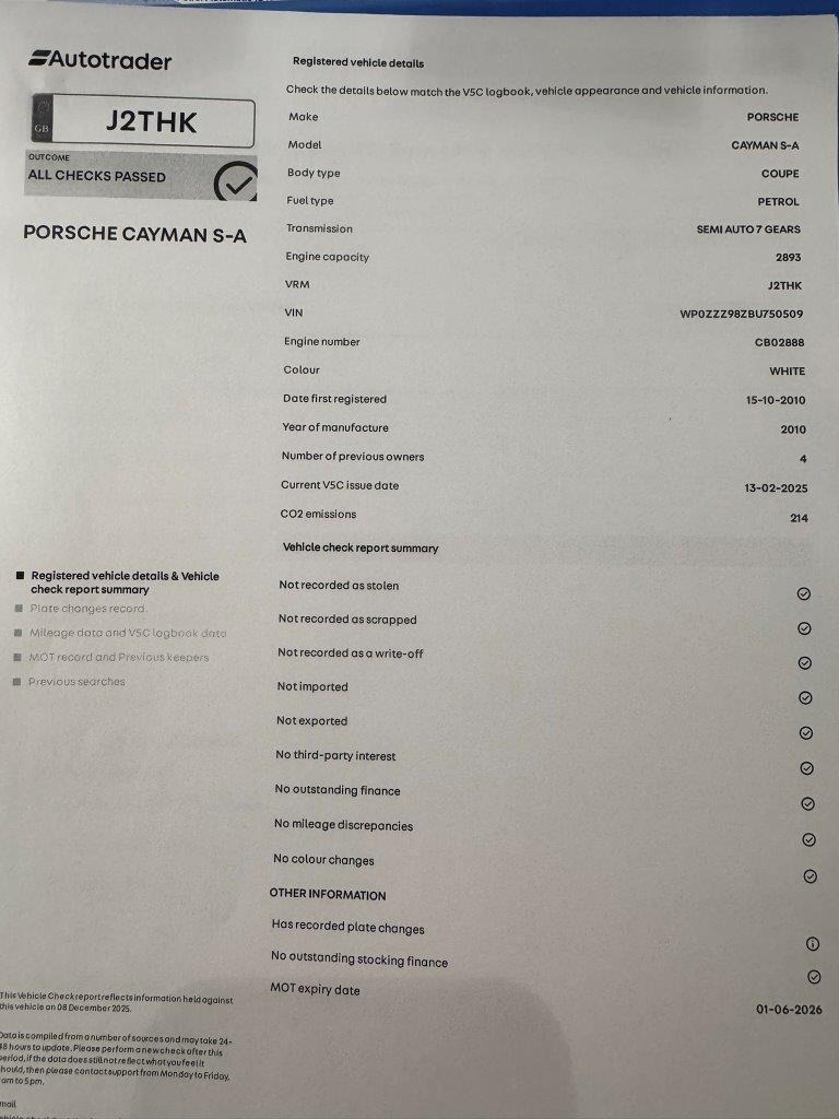 Used Porsche Cayman 2010 for sale - 76862835: Photo 69