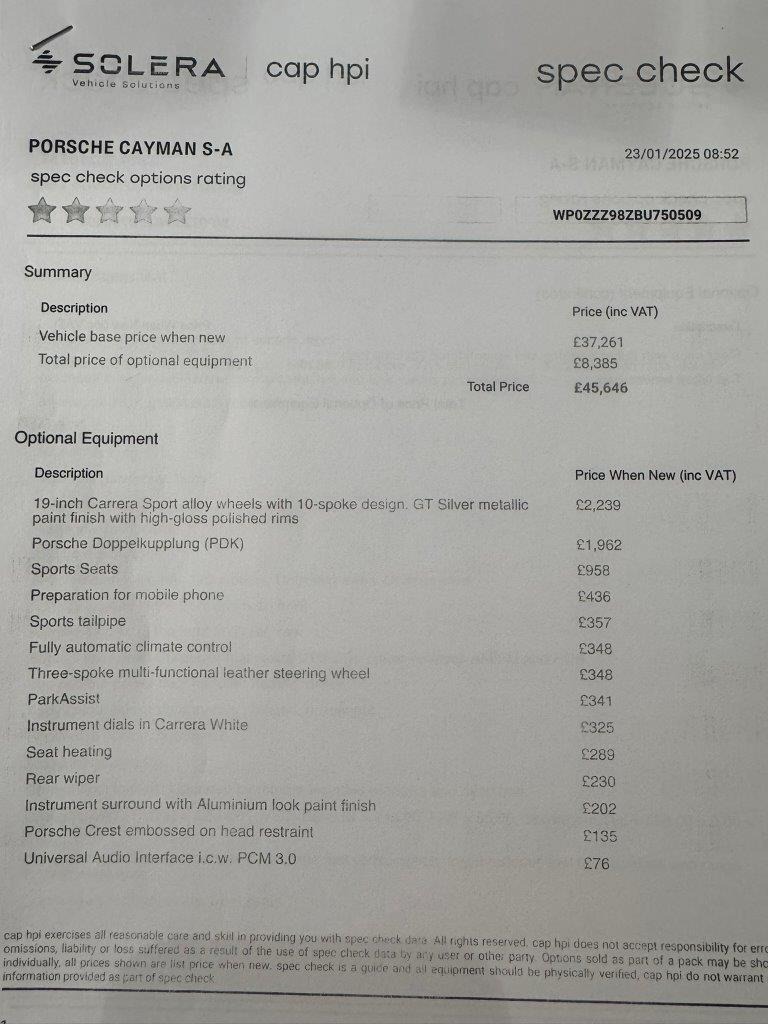 Used Porsche Cayman 2010 for sale - 76862835: Photo 72