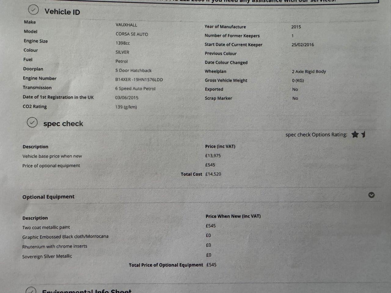 Used Vauxhall Corsa 2015 for sale - 77708522: Photo 66