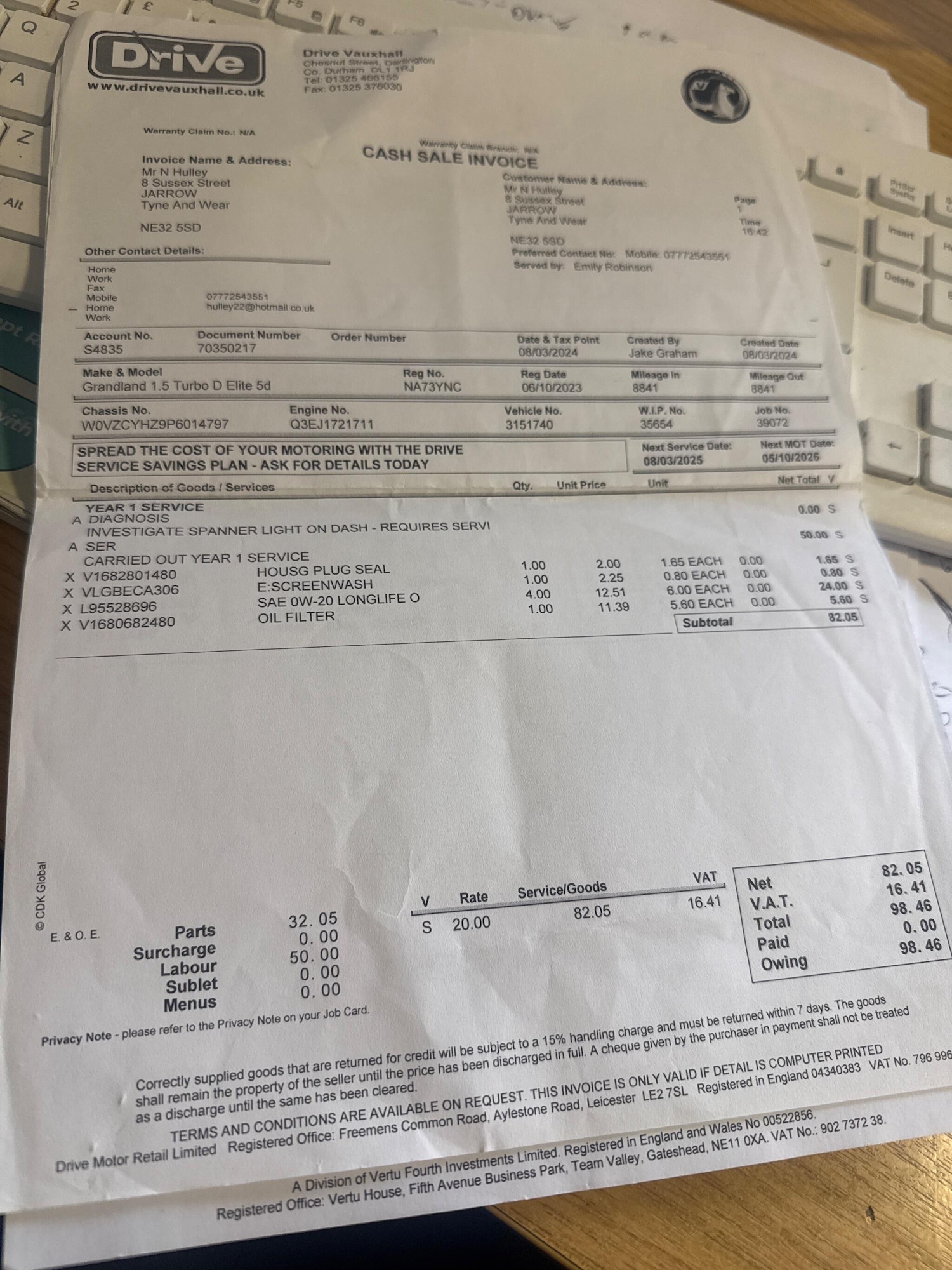 Used Vauxhall Grandland 2023 for sale - 77144623: Photo 40