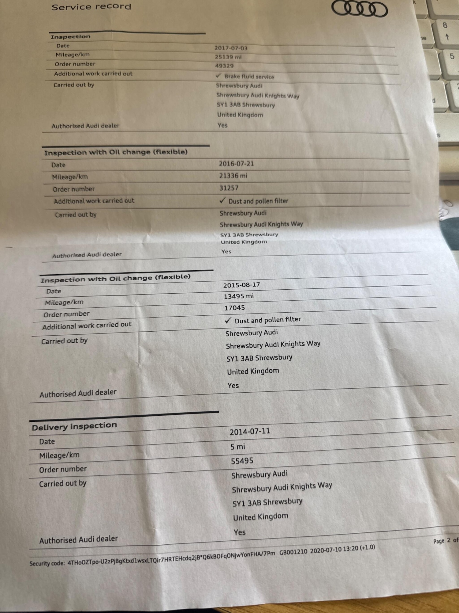 Used Audi A5 2014 for sale - 77670444: Photo 2