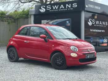 2016 - 2016 Fiat 500 1.2 Pop Petrol Auto 3 Door Hatchback Red