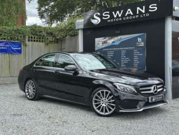 2016 - 2016 Mercedes Benz C Class C220d 2.1 AMG LINE Diesel Auto 4 Door Saloon Bla