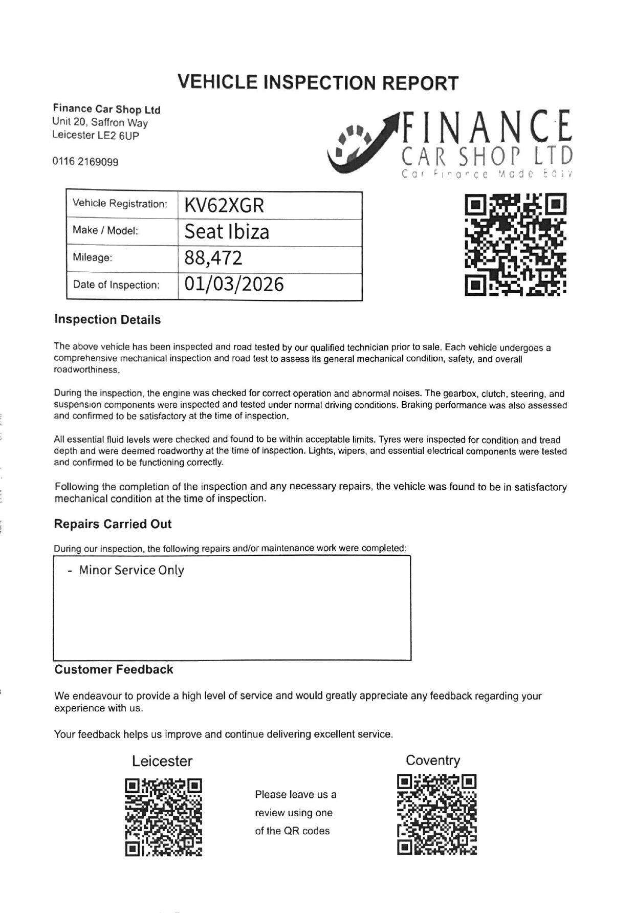 Used SEAT Ibiza 2012 for sale - 77898237: Photo 1