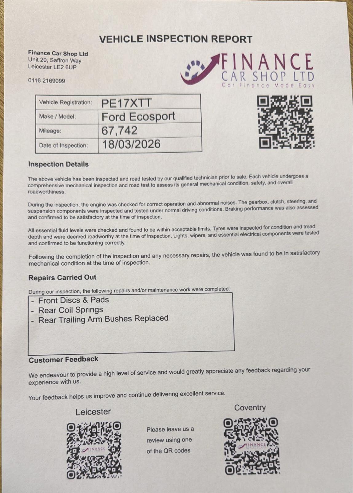 Used Ford Ecosport 2017 for sale - 78020216: Photo 39