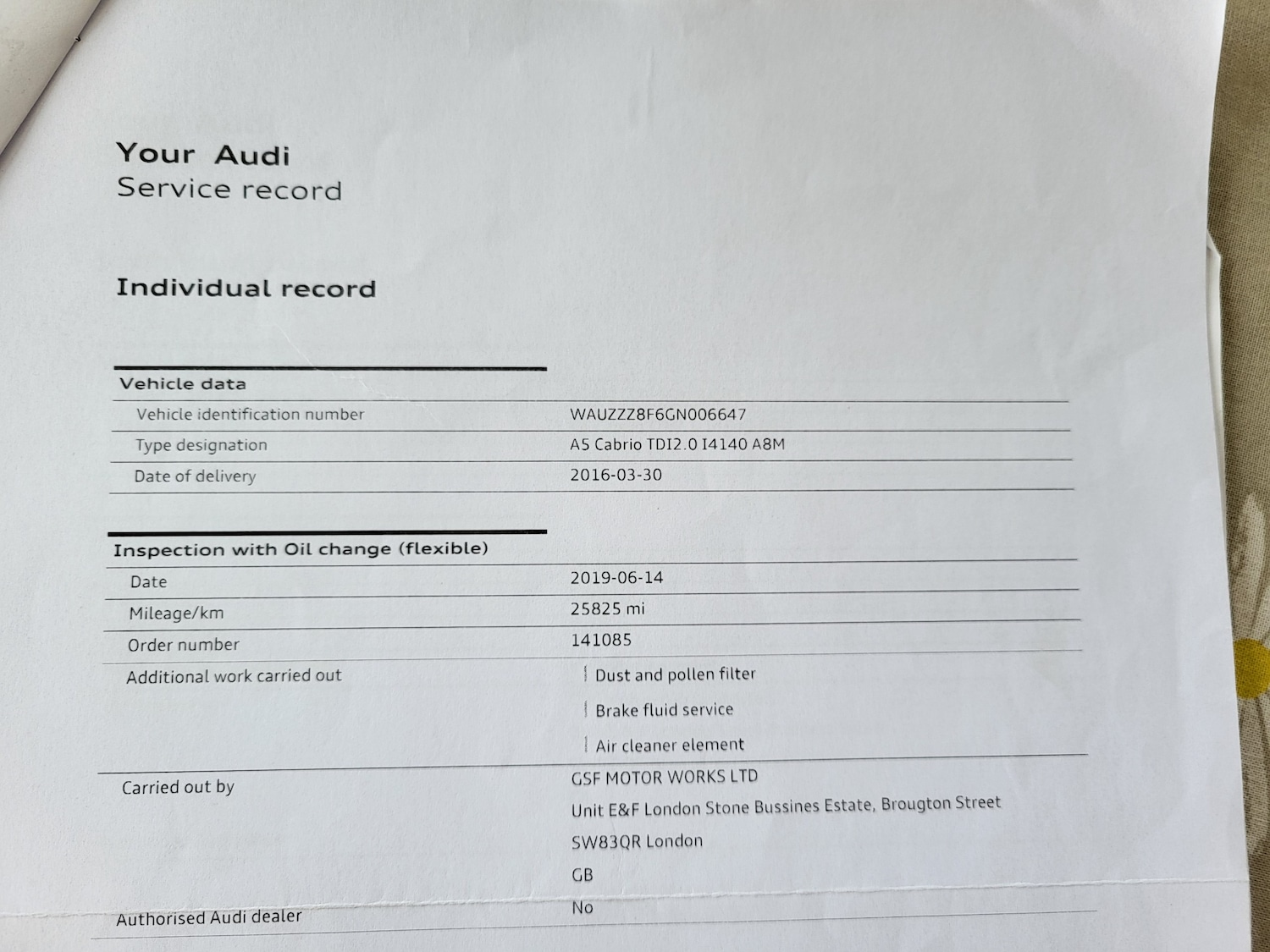 Used Audi A5 Cabriolet 2016 for sale - 76346845: Photo 43