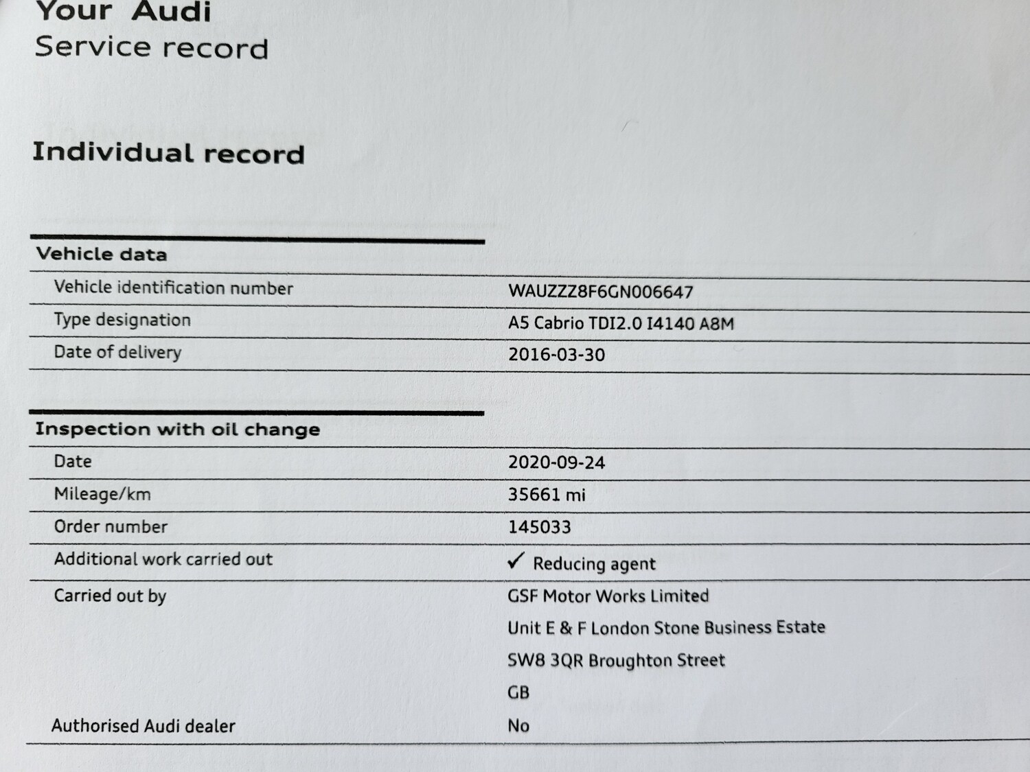 Used Audi A5 Cabriolet 2016 for sale - 76346845: Photo 44