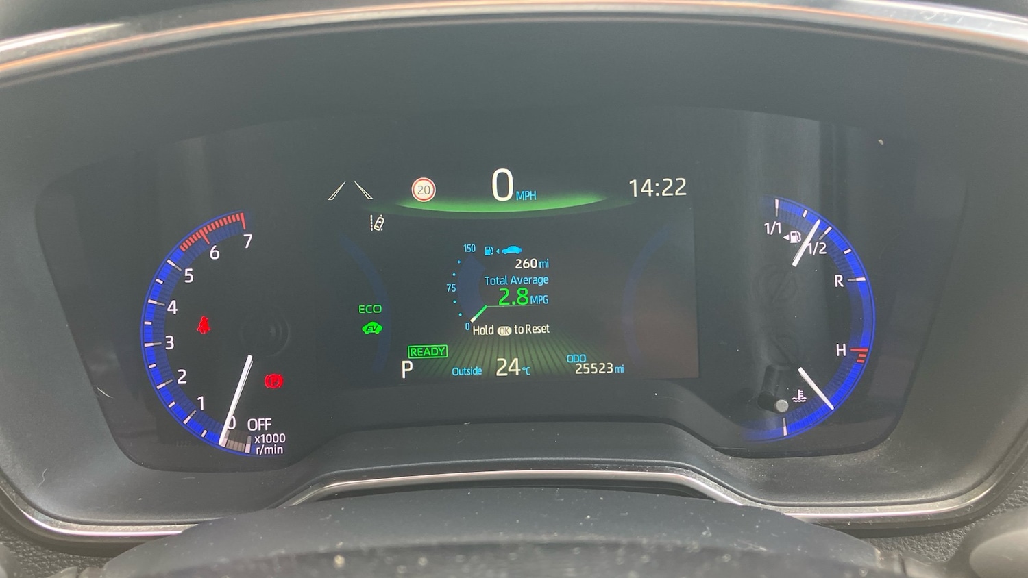 2019 Toyota Corolla 1.8 VVT-i Hybrid Excel 5dr CVT Hybrid Estate Estate Hybrid A - Picture 9 of 24