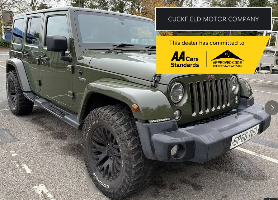Used Jeep Wrangler 2016 for sale - 76505079: Photo 1